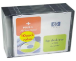 HP 4X DVD+RW 10 PACK JEWEL CASE